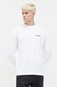 Odzież Abercrombie & Fitch longsleeve bawełniany KI123.1007.100 biały