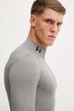Tréninkové tričko s dlouhým rukávem Under Armour ColdGear Compression šedá 1366072