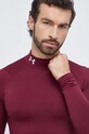 Under Armour longsleeve treningowy ColdGear Compression bordowy 1366072