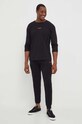 HUGO longsleeve lounge 50502399 czarny AW23