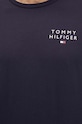 Tommy Hilfiger longsleeve bawełniany lounge UM0UM02984 granatowy
