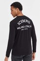 Ruházat Iceberg hosszú ujjú x Tom and Jerry F041.6318 fekete