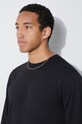 Bavlněné tričko s dlouhým rukávem Carhartt WIP I026265.0D2XX černá