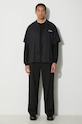 Βαμβακερή μπλούζα με μακριά μανίκια Carhartt WIP I026392.00FXX μαύρο AA00