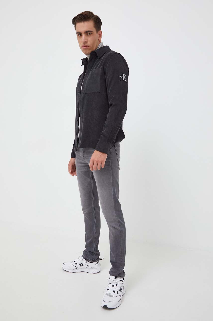 Longsleeve Calvin Klein Jeans γκρί
