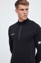 Αθλητική μπλούζα Mammut Aenergy ML Half Zip μαύρο 1016.01100