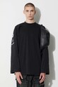 Памучна блуза с дълги ръкави 032C черен FW23.C.1080