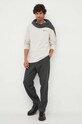 Бавовняний лонгслів Calvin Klein K10K111843 бежевий AW23