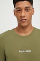 Tričko s dlhým rukávom Calvin Klein Underwear zelená 000NM2171E