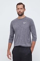 Nike longsleeve treningowy regular szary NESSA590