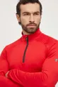 crvena Funkcionalna majica dugih rukava Descente Piccard