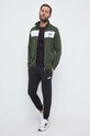 Pamučna majica dugih rukava Reebok IDENTITY 100070399 crna AW23