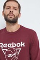 Reebok Classic longsleeve din bumbac Basketball burgundia 100070714