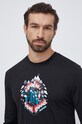 Športové tričko s dlhým rukávom Smartwool Denver Go Far Feel Good Graphic čierna SW017154