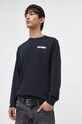 Converse longsleeve bawełniany 10025628.A01 czarny AW23