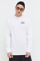 Vans longsleeve bawełniany VN000F4AWHT1 biały AW23