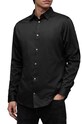 AllSaints koszula bawełniana Simmons bawełna czarny MS248Z