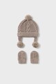 Mayoral Newborn czapka i rękawiczki dziecięce pozostałe zielony 9666.1L.Newborn.9BYX