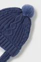 Детская шапка и перчатки Mayoral Newborn тёмно-синий