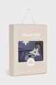 Mayoral Newborn czapka i rękawiczki dziecięce Gift box granatowy 9667.1N.Newborn.9BYX