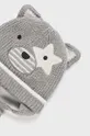 Детская шапка и перчатки Mayoral Newborn Gift box серый