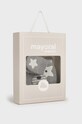 Mayoral Newborn czapka i rękawiczki dziecięce Gift box szary 9667.1N.Newborn.9BYX