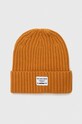 Pepe Jeans czapka z domieszką wełny dziecięca z domieszką wełny pomarańczowy PB040310