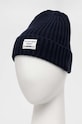 Pepe Jeans czapka z domieszką wełny dziecięca PB040310 granatowy AW23