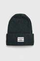 Pepe Jeans czapka z domieszką wełny dziecięca z domieszką wełny zielony PB040310