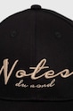 Notes du Nord czapka z daszkiem bawełniana 13256 czarny AW23