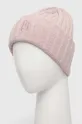 Tommy Hilfiger sapka gyapjú keverékből rózsaszín