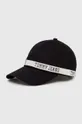 črna Bombažna bejzbolska kapa Tommy Jeans Ženski