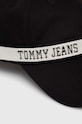 Akcesoria Tommy Jeans czapka z daszkiem bawełniana AW0AW14995 czarny