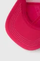 ροζ Βαμβακερό καπέλο του μπέιζμπολ Guess