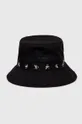 czarny Calvin Klein Jeans kapelusz bawełniany Damski