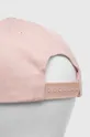 Βαμβακερό καπέλο του μπέιζμπολ Calvin Klein Jeans ροζ