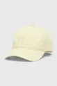 κίτρινο Βαμβακερό καπέλο του μπέιζμπολ Calvin Klein Jeans Γυναικεία