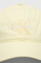 Doplňky Bavlněná baseballová čepice Calvin Klein Jeans K60K610280 žlutá