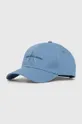 μπλε Βαμβακερό καπέλο του μπέιζμπολ Calvin Klein Jeans Γυναικεία