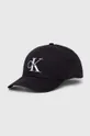 črna Bombažna bejzbolska kapa Calvin Klein Jeans Ženski