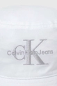 Bavlnený klobúk Calvin Klein Jeans biela