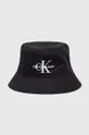 čierna Bavlnený klobúk Calvin Klein Jeans Dámsky