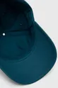 turkusowy BOSS czapka z daszkiem bawełniana
