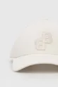 Βαμβακερό καπέλο του μπέιζμπολ BOSS λευκό