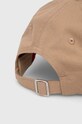 HUGO czapka z daszkiem bawełniana 50496409 beżowy SS24