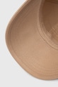 HUGO czapka z daszkiem bawełniana beżowy 50496409
