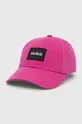 ροζ Βαμβακερό καπέλο του μπέιζμπολ HUGO Γυναικεία