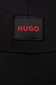 Akcesoria HUGO czapka z daszkiem bawełniana 50496409 czarny