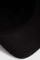 HUGO czapka z daszkiem bawełniana czarny 50496415