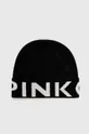 črna Volnena kapa Pinko Ženski
